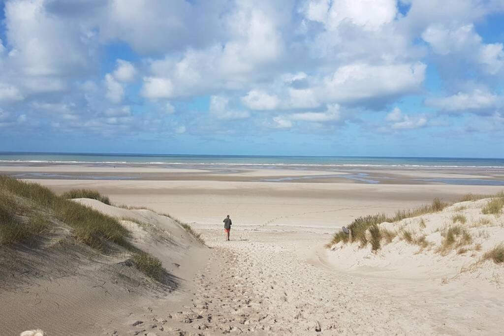 La Cabane Des Dunes A Fort-Mahon Plage Buitenkant foto